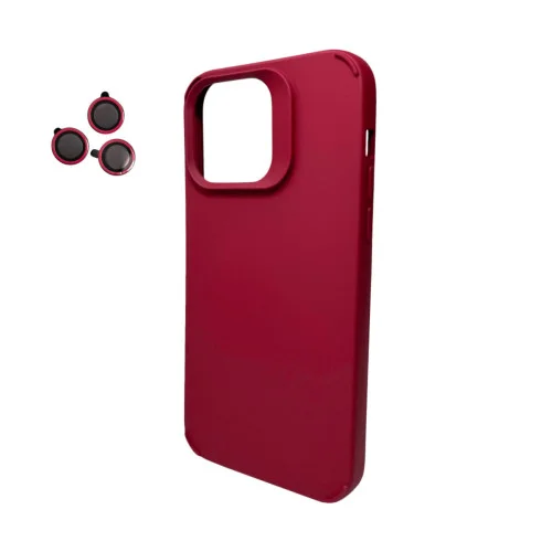 Чехол для смартфона Cosmic Silky Cam Protect for Apple iPhone 15 Pro Max Wine Re..