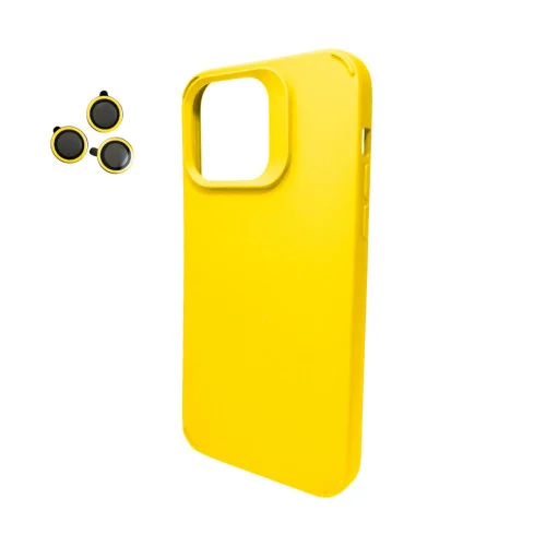 Чехол для смартфона Cosmic Silky Cam Protect for Apple iPhone 15 Pro Max Yellow (CoSiiP15PMYellow)
