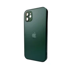 Чехол для смартфона AG Glass Matt Frame Color MagSafe Logo for Apple iPhone 11 Cangling Green (AGMattFrameMGiP11Green)