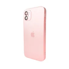 Чехол для смартфона AG Glass Matt Frame Color MagSafe Logo for Apple iPhone 11 Chanel Pink (AGMattFrameMGiP11Pink)