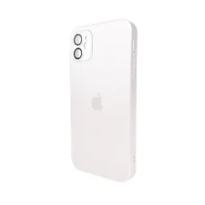 Чехол для смартфона AG Glass Matt Frame Color MagSafe Logo for Apple iPhone 11 Pearly White (AGMattFrameMGiP11White)