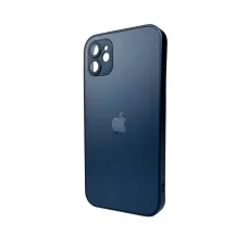 Чехол для смартфона AG Glass Matt Frame Color MagSafe Logo for Apple iPhone 11 Navy Blue (AGMattFrameMGiP11DBlue)