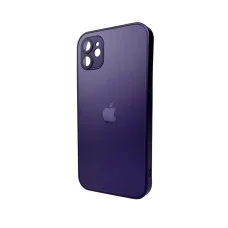 Чехол для смартфона AG Glass Matt Frame Color MagSafe Logo for Apple iPhone 11 Deep Purple (AGMattFrameMGiP11DPurple)