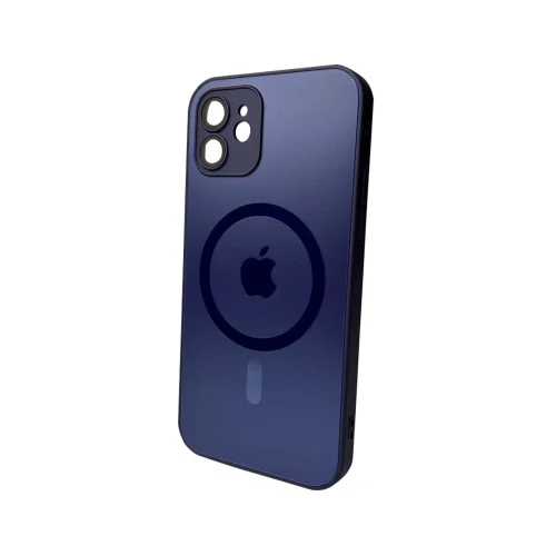 Чохол для смартфона AG Glass Matt Frame Color MagSafe Logo for Apple iPhone 12 D..