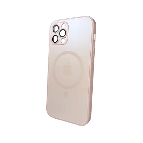 Чохол для смартфона AG Glass Matt Frame Color MagSafe Logo for Apple iPhone 12 P..
