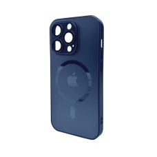 Чехол для смартфона AG Glass Matt Frame Color MagSafe Logo for Apple iPhone 15 Pro Navy Blue (AGMattFrameMGiP15PDBlue)