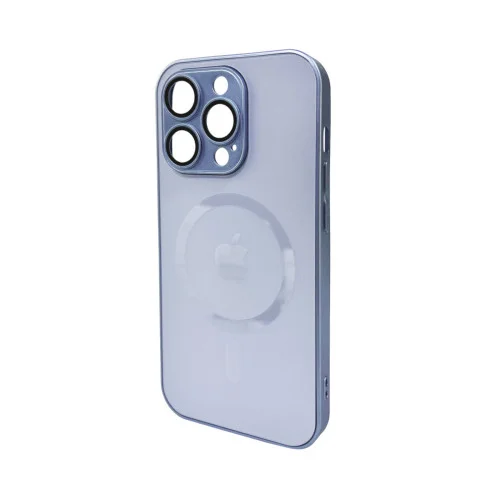 Чохол для смартфона AG Glass Matt Frame Color MagSafe Logo for Apple iPhone 15 P..
