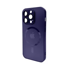 Чохол для смартфона AG Glass Matt Frame Color MagSafe Logo for Apple iPhone 15 Pro Max Deep Purple (AGMattFrameMGiP15PMDPurple)
