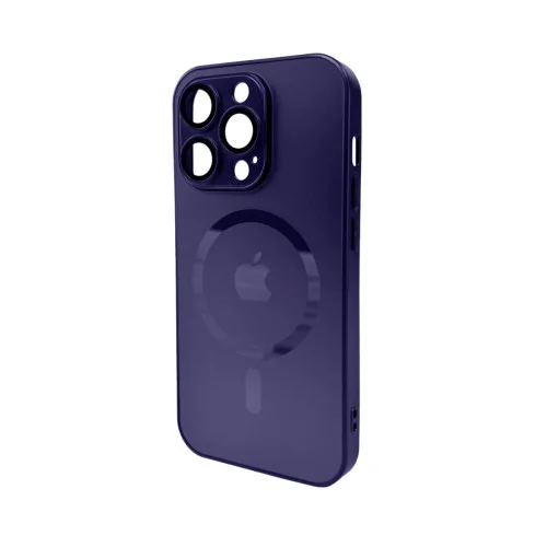 Чохол для смартфона AG Glass Matt Frame Color MagSafe Logo for Apple iPhone 15 Pro Max Deep Purple (AGMattFrameMGiP15PMDPurple)