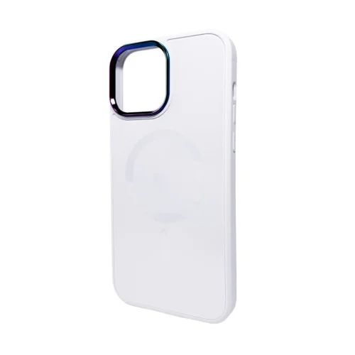 Чехол для смартфона AG Glass Sapphire MagSafe Logo for Apple iPhone 15 Pro White..