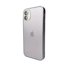 Чехол для смартфона AG Glass Matt Frame Color Logo for Apple iPhone 11 Titanium Grey (AGMattFrameiP11Grey)