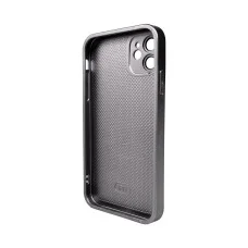 Чехол для смартфона AG Glass Matt Frame Color Logo for Apple iPhone 12 Titanium Grey (AGMattFrameiP12Grey)