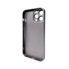 Чохол для смартфона AG Glass Matt Frame Color Logo for Apple iPhone 12 Pro Max Titanium Grey (AGMattFrameiP12PMGrey)