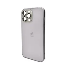 Чехол для смартфона AG Glass Matt Frame Color Logo for Apple iPhone 12 Pro Max Titanium Grey (AGMattFrameiP12PMGrey)