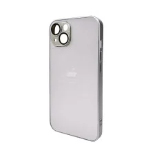 Чехол для смартфона AG Glass Matt Frame Color Logo for Apple iPhone 13 Titanium Grey (AGMattFrameiP13Grey)