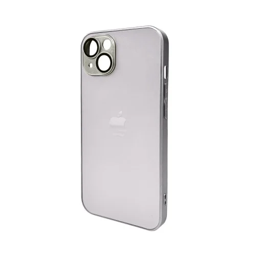Чохол для смартфона AG Glass Matt Frame Color Logo for Apple iPhone 13 Titanium ..