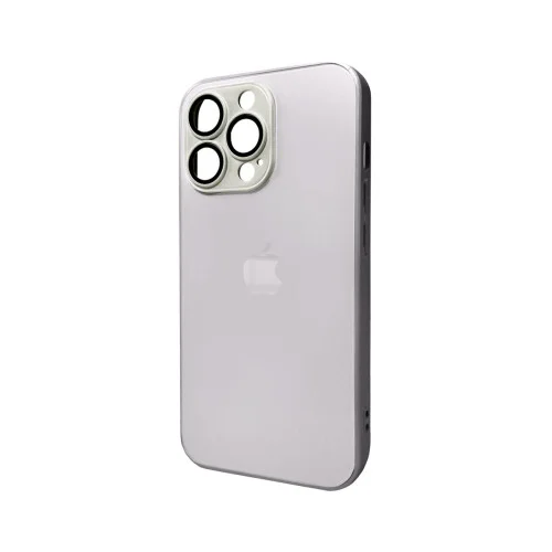 Чохол для смартфона AG Glass Matt Frame Color Logo for Apple iPhone 13 Pro Titanium Grey (AGMattFrameiP13PGrey)