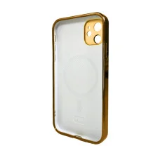 Чехол для смартфона AG Glass Sapphire Frame MagSafe Logo for Apple iPhone 12 Gold (AGSappiFRP12Gold)