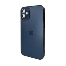 Чехол для смартфона AG Glass Sapphire Frame MagSafe Logo for Apple iPhone 12 Sea Blue (AGSappiFRP12Blue)