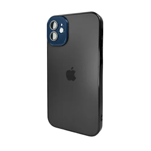 Чехол для смартфона AG Glass Sapphire Frame MagSafe Logo for Apple iPhone 12 Bla..