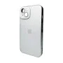 Чохол для смартфона AG Glass Sapphire Frame MagSafe Logo for Apple iPhone 13 White (AGSappiFRP13White)
