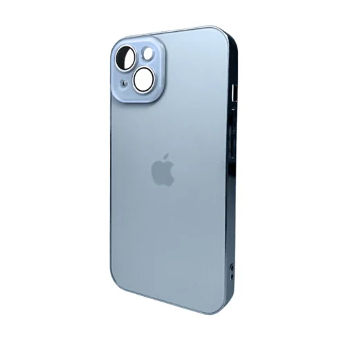 Чехол для смартфона AG Glass Sapphire Frame MagSafe Logo for Apple iPhone 14 Sierra Blue (AGSappiFRP14Sierra)