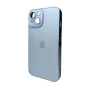 Чехол для смартфона AG Glass Sapphire Frame MagSafe Logo for Apple iPhone 14 Sierra Blue (AGSappiFRP14Sierra)