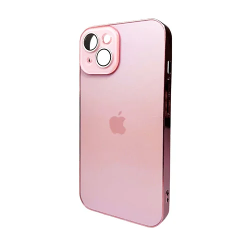 Чехол для смартфона AG Glass Sapphire Frame MagSafe Logo for Apple iPhone 14 Pink (AGSappiFRP14Pink)