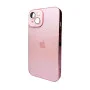 Чехол для смартфона AG Glass Sapphire Frame MagSafe Logo for Apple iPhone 14 Pink (AGSappiFRP14Pink)