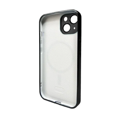 Чехол для смартфона AG Glass Sapphire Frame MagSafe Logo for Apple iPhone 15 Bla..