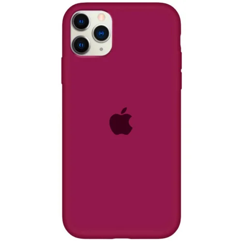 Чехол для смартфона Silicone Full Case AA Open Cam for Apple iPhone 11 Pro Max Maroon (FullOpeAAKPi11PM-35)