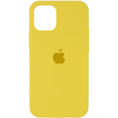 Чехол для смартфона Silicone Full Case AA Open Cam for Apple iPhone 12 Pro Max Sunny Yellow (FullOpeAAi12PM-56)