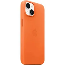 Чехол для смартфона Leather AAA Full Magsafe IC for iPhone 14 Orange (Leat14Orange)