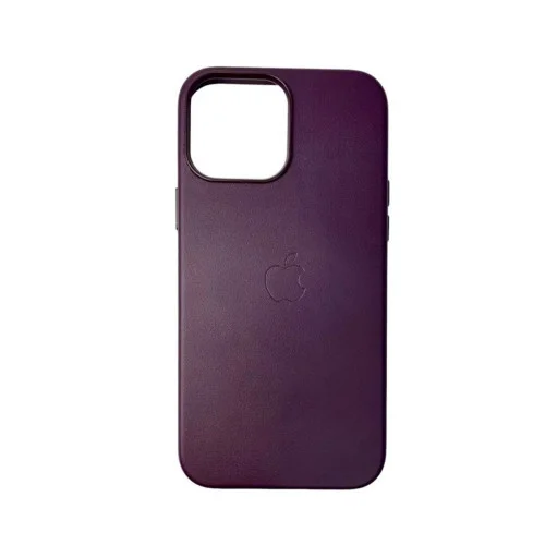 Чехол для смартфона Leather AAA Full Magsafe IC for iPhone 14 Pro Dark Cherry (Leat14PDarkCherry)