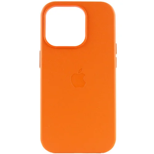 Чехол для смартфона Leather AAA Full Magsafe IC for iPhone 14 Pro Max Orange (Leat14PMOrange)