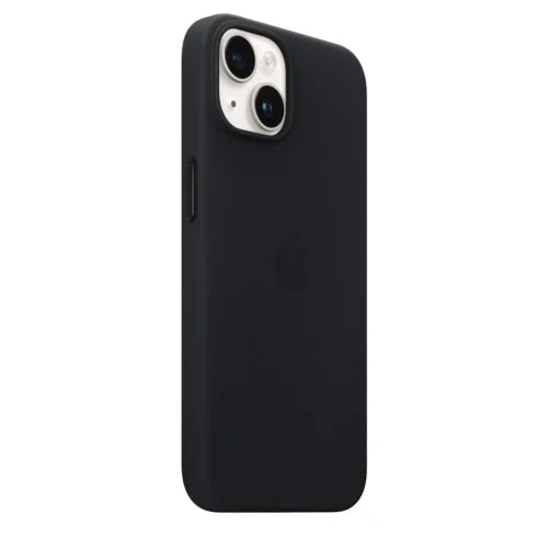 Чехол для смартфона Leather AAA Full Magsafe IC for iPhone 15 Black (Leat15Black..