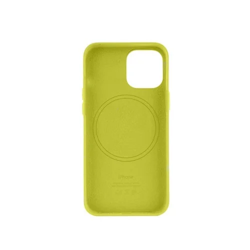 Чехол для смартфона Leather AAA Full Magsafe IC for iPhone 15 Pro Canary Yellow ..