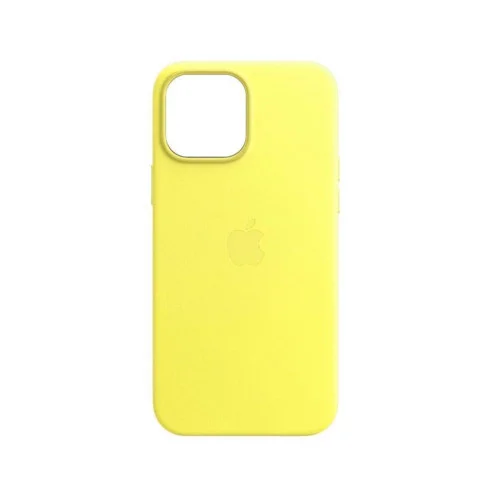Чехол для смартфона Leather AAA Full Magsafe IC for iPhone 15 Pro Canary Yellow ..