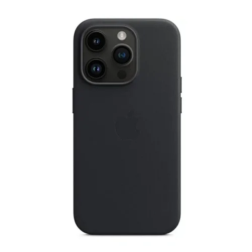Чохол для смартфона Leather AAA Full Magsafe IC for iPhone 15 Pro Max Black (Lea..