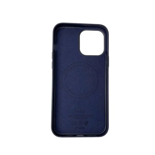 Чехол для смартфона Leather AAA Full Magsafe IC for iPhone 15 Pro Max Deep Blue ..