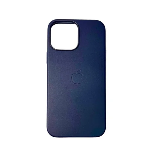 Чехол для смартфона Leather AAA Full Magsafe IC for iPhone 15 Pro Max Deep Blue ..