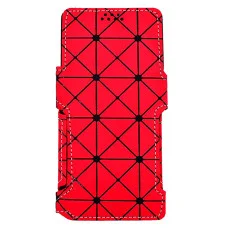 Чехол-книжка Cosmic Universal (18:9) 6,8" Ромб Красный (6,8RombRed)