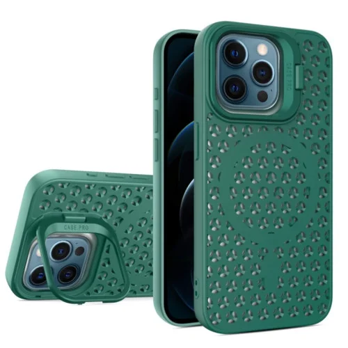 Чехол для смартфона Cosmic Grater Stand for Apple iPhone 12 Pro Max Dark Green (..