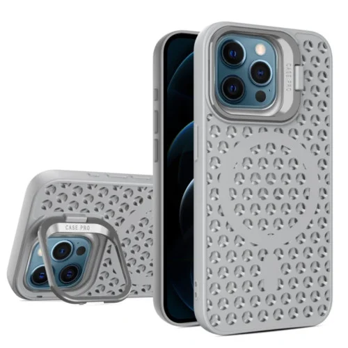Чехол для смартфона Cosmic Grater Stand for Apple iPhone 12 Pro Max Grey (GRASTiP12PMGrey)