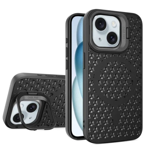 Чехол для смартфона Cosmic Grater Stand for Apple iPhone 15 Black (GRASTiP15Black)