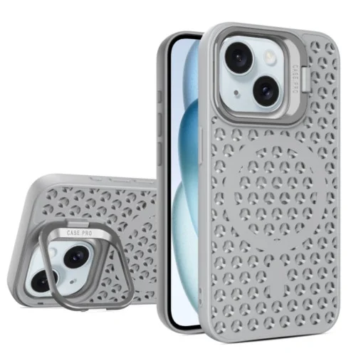 Чехол для смартфона Cosmic Grater Stand for Apple iPhone 15 Grey (GRASTiP15Grey)