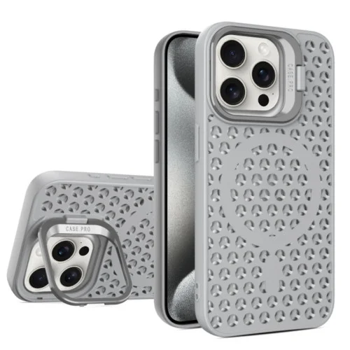Чехол для смартфона Cosmic Grater Stand for Apple iPhone 15 Pro Max Grey (GRASTiP15PMGrey)