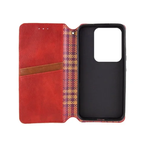 Чехол-книжка для смартфона Rubic Leather for Xiaomi Redmi Note 13 4G Red (RUBICX..