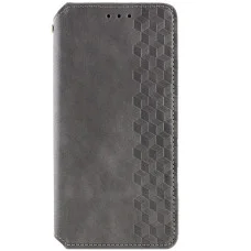 Чехол-книжка для смартфона Rubic Leather for Xiaomi Redmi Note 13 4G Grey (RUBICXiNo13Grey)