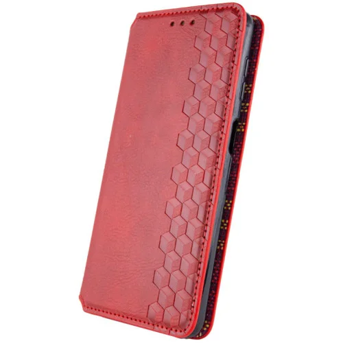 Чехол-книжка для смартфона Rubic Leather for Xiaomi Redmi 13C 4G/POCO С65 Red (R..